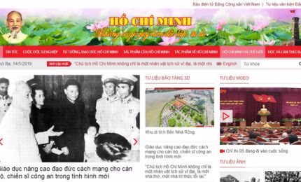 Ra mắt giao diện mới Trang thông tin điện tử Hồ Chí Minh